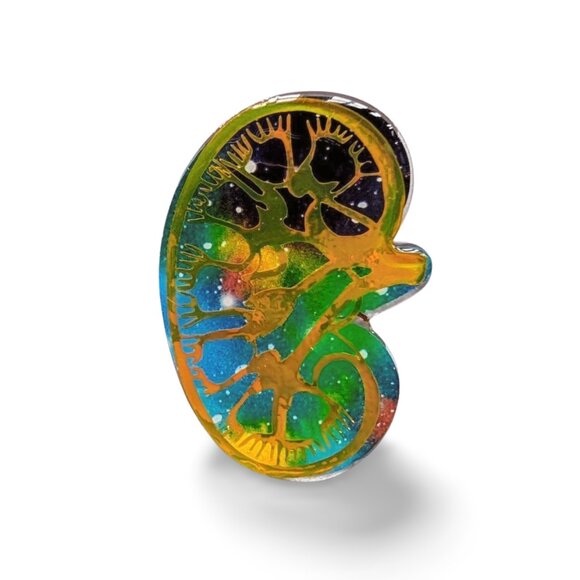 Kindey Badge Reel | Handmade ID Holder Nurse Teacher Student Therapist Gift NWT - Picture 4 of 4